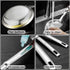 Kitchen Skimmer Strainers Set, Stainless Steel Mesh Colanders with Handle for Cooking Vegetable Strainer