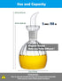 5 oz/150 ml HAIZEEN Olive Oil & Vinegar Dispenser with Non Drip Spout - Oil Pourer Dispensing Bottles Soap dispenser