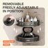 2-Pack, Lekesky Corner Shower Caddy Suction Cup, Corner Shower Shelf with Hooks, Bathroom Shelves No Drilling, Bathroom
