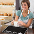 Stylish Bar Mats for Countertop, 18 x 12 Inches Service Bar Mat for Kitchen Counter and Dish Drying