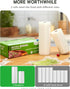 Syntus Food Vacuum Seal Roll Keeper, 11" x 75' and 8" x 75', Commercial Grade Vacuum Sealer Bag Rolls with Cutter