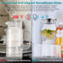 2 68 oz Bivvclaz Liter Glass Pitcher with Lid and Handle, Glass Carafe for Hot/Cold Water, Large Iced Tea Pitcher