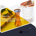 Sertodo Copper Double Sided Jigger - 1 oz and 2 oz Measured Shots, Hand Hammered 100% Pure Copper