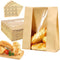 QPEY Larger 50 Pack Kraft Sourdough Bread Bags,50% Thicker Bread Bags for Homemade