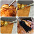 KAYCROWN Stainless Steel Turkey Baster - Commercial Grade with Silicone Bulb, Marinade Injector Needles, Basting Brush