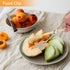 Gold Serving Tongs, Zinc Alloy Bread Clip Salad Food Tongs for Serving Food, 23cm/9.1in X 5cm/2.0in (Gold)