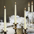 BOLSIUS Ivory Taper Candles, 10 Pack Unscented 10 Inch Dinner Candle Set, Premium Quality, Smokeless