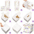 51 Pajean Pcs Butterfly Diaper Raffle Tickets with Diaper Raffle Card Box for Baby Shower Games a Little Butterfly is
