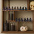 Set 3, Reading Statue Suriel Bookshelf Figure of Gothic Fantasy Black Robe Statue, Mystery Reading Figurines Sitting