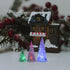 3 Beaupretty Pieces Lighted Christmas Tree Figurine Color Changing LED Acrylic Holiday Tree Christmas Table Top