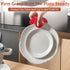 YYP Silicone Pot Holders, Heat Resistant Mini Mitts, Cooking Pinch Grips for Kitchen - Set of 3, Red