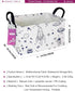 Rectangular Fabric Storage Basket Organizer Bin for Toys, Books, Clothes, Gifts, Pets - Perfect for Home and Office