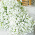 Bringsine Baby Breath Gypsophila Wedding Decoration, White Colour Pu Flowers, 30 Pieces