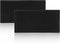 Black Bar Mats Set of 2 - 12x6 Inches Durable and Stylish Non-Slip Spill Mats for Bars and Restaurants