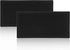 Black Bar Mats Set of 2 - 12x6 Inches Durable and Stylish Non-Slip Spill Mats for Bars and Restaurants