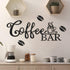 Metal Coffee Bar Sign, Rustic Coffee Hanging Décor for Coffee Bar, Wall Art for Home Office Kitchen