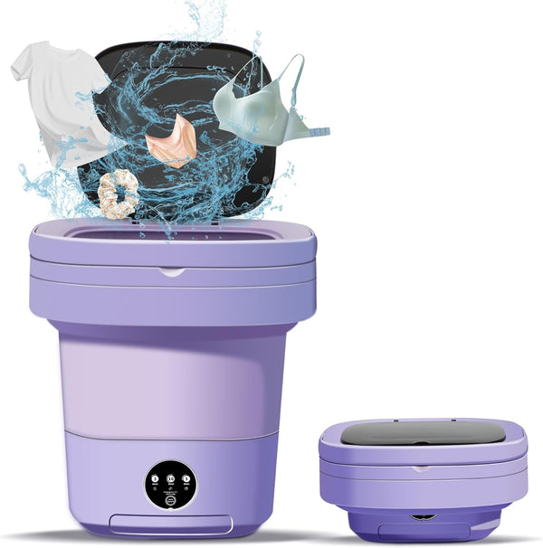Mini Washing Machine 11L, Portable Washer with 3 Modes for Deep Cleaning Underwear, Baby Clothes, Travel