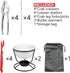 Set (15PCS) Crab Leg Cracker Tool Butter Warmers for Seafood Crab Leg Crackers Crab Lobster Butter Ceramic Warmers