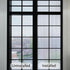 VELIMAX 1/2-Inch Reeded Frosted Glass Window Film, Non-Adhesive Privacy Film, 3D Window Decals for Bathroom Living Room