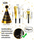 30 8 22 JOYEONDEF Pcs Gold Birthday Party Hats Cone Hats Includes Birthday Paper Hats and Noise Makers