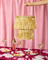 16" xo, Fetti Gold Fringe Tinsel Chandelier | | Bachelorette Party Decorations, Birthday Photo Booth Supplies, New