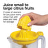 34 oz. 34 oz, 2 (66341) Proctor Silex Alex's Lemonade Stand Electric Citrus Juicer Machine, Large Pitcher, Pressure