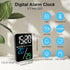 5.7" Snooze Lafocuse LED Digital Alarm Clock Bedside, Table Clocks with Dual Alarm, Date, Day, Temperature, DST, USB