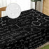 Beabes Tablecloth Chemistry, Rectangular Cover with Chemistry Formulas for Dining, Hotel, Coffee Parties, 52x70 Inch