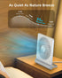Koonie USB Fan, Ultra Quiet Small Desk Fan, 220° Tilt, 3 Speeds Adjustable, USB-C Powered for Home Office