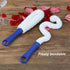 Bottle Cleaning Brush Set, 2 Different Sizes Flexible Scourer for Cleaning Wine Decanters, Goblets, Glasses