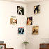 8 Pack 12" Album Album upsimples Vinyl Record Wall Mount Shelves, Vinyl Holder for Record Storage & Display, Clear