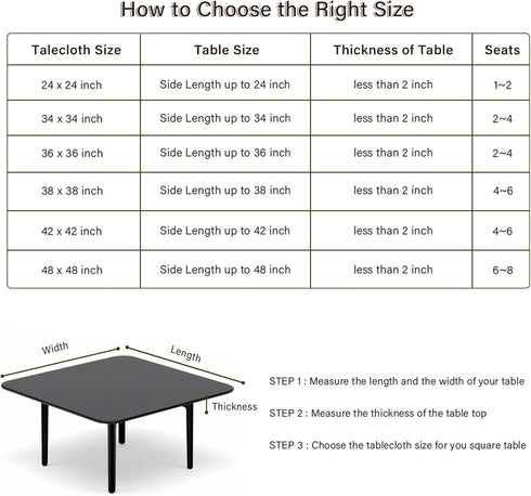 24x24 Inch Square Fitted Stretch Small Table Covers Elastic Card Tablecloth Blue for Side Accent Table End Table Cover