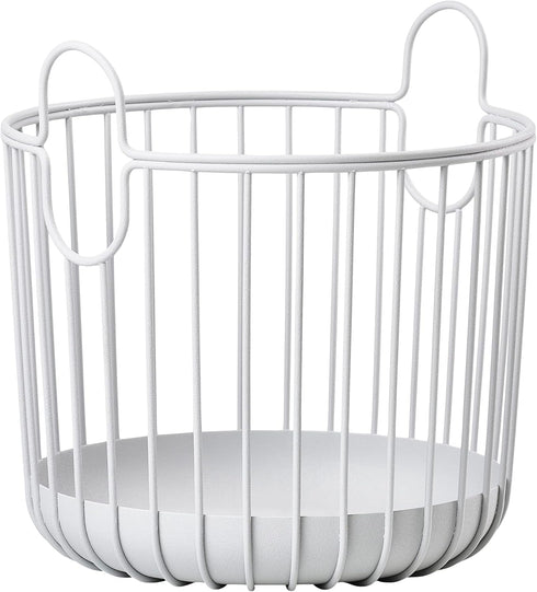 Zone Denmark Inu Basket, Metal Basket with Handles for Stylish and Functional Storage in Kitchen, Bathroom, and Home