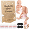Lineshading 9 Pcs Baby Shower Diaper Changing Game Supplies including Baby Dolls Blindfold