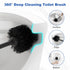 Set304 Toilet Brush and Holder Stainless Steel Heavy Duty Toilet Bowl BrushRemovable Inner Bowl and Splash