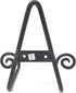 India Handicrafts Swirl Black 5 inch Iron Metal Decorative Display Easel
