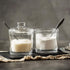 Vencer Clear Glass Sugar Bowl with Lid and Stainless Steel Spoon, 6.3 Ounces (180 ML) Sugar Dispenser