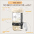 Sourdough Starter Kit - Sourdough Starter Jar with Date Marked Feeding Band, Thermometer, Cloth Cover & Metal Lid