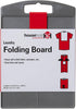 Household Essentials 195 Shirt Folding Board for Laundry - Folds T-Shirts, Polos, and Dress Shirts, Black