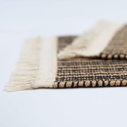 12x55 Inches, (1x4.7 Eco Crave Natural Jute Table Runner Handwoven Brown Boho Burlap Coffee Table Runner, Rustic