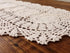 Laivigo Doily,12 27 Inch,White Handmade Crochet Lace Oval Lucky Flower Tablecloth Table Runner Doilies x