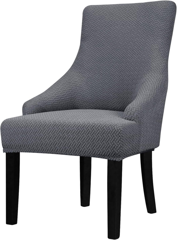 Lellen Stretch Wingback Chair Cover Slipcover - Reusable Wingback Side Chair Slipcover,Accent