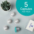 5 Pack Compatible Nespresso Cleaning Pods - Easy & Safe Cleaning Kit for Better Tasting Coffee