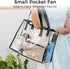 COMLIFE Portable Handheld Misting Fan, 3000mAh Rechargeable Battery Operated Spray Water Mist Fan for Travel