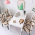 HZDHCLH Chair Covers for Dining Room, Set of 4 Stretch Spandex Slipcovers, Washable Anti-Dust for Kitchen, Beige