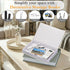 Set 2 Realistic Decorative Book Boxes with Hidden Storage, of Linen Faux Books, Sturdy and Neutral Home Decor
