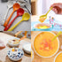 Set of 4 Ceramic Dessert Spoons, Long Handle Korean Porcelain Spoons for Appetizers, Cereal, and Dessert (Multi-color)