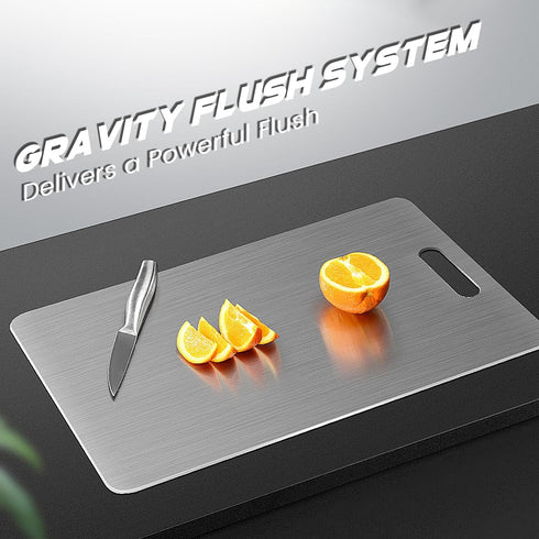 EBTULF 2025 Titanium Alloy Cutting Board Pure Titanium Cutting BoardDouble-Sided VersatilityThe New Model