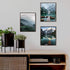 HoozGee Travel Wall Art Prints Scandinavia Mountain Pictures Canvas Print Natural Landscape Decor (8"x10" UNFRAMED)