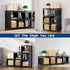 6 Room,Office,Closet Mavivegue Book Shelf, Cube Storage Organizer, DIY Bookcase, Metal Cube Bookshelf,Tall Book case